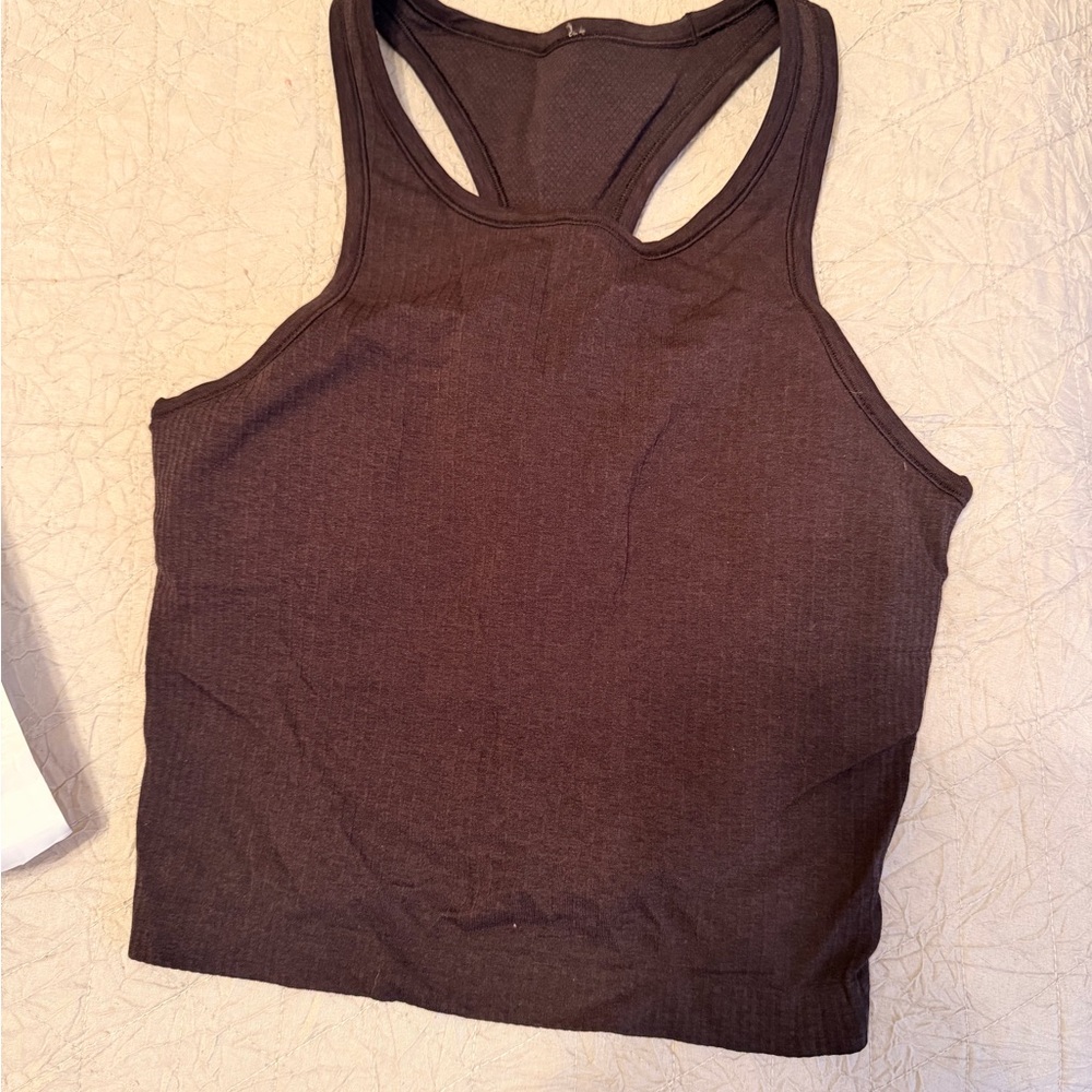 lululemon athletica Dark Gray Tank Top
